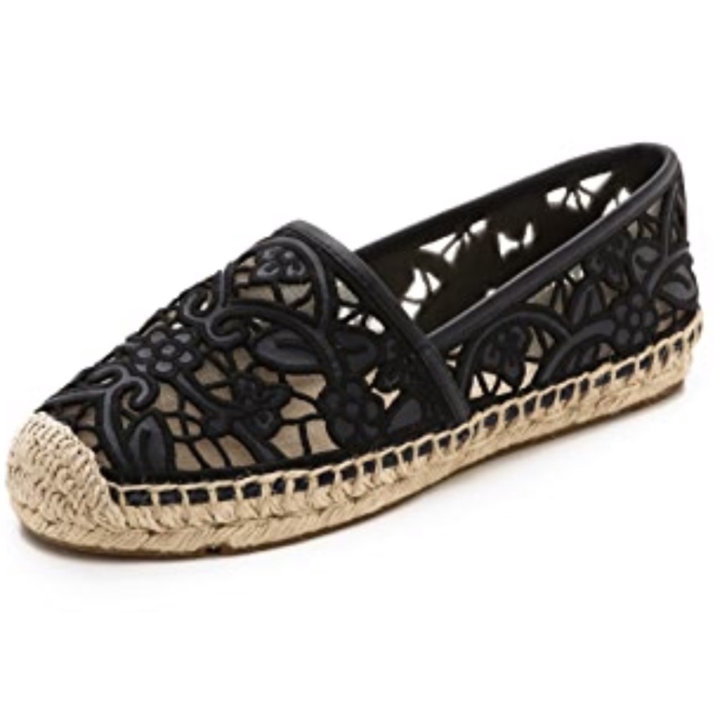 Tory Burch Lucia Lace Espadrille Flat